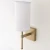 Kinkiet nowoczesny DENVER złoty W01963BR-WH - Cosmo Light
